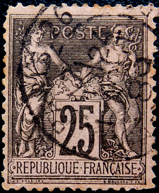  1886  .  . 25 c .  2  . (5)  